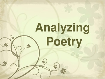 https://www.teacherspayteachers.com/Product/Analyzing-Poetry-944025